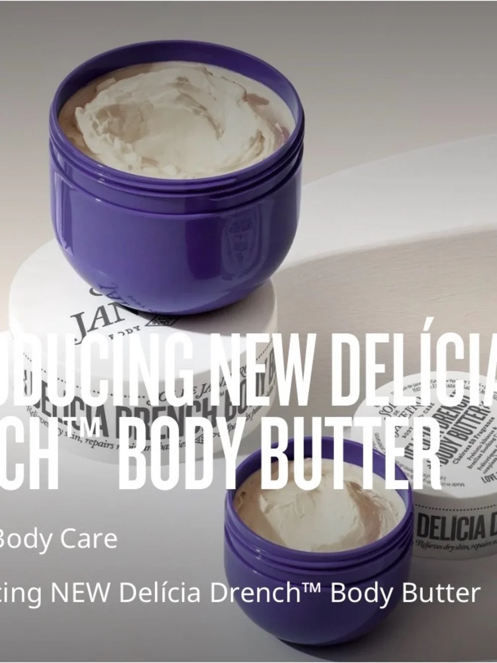 Sol de Janeiro Delicia Drench Body Butter - Purple Brand New Size 150 ml.